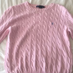 Ralph Lauren ladies cable knit cotton sweater (2)